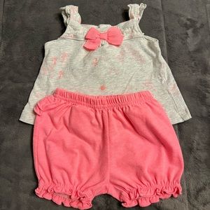 0-3M Baby Girl Two Piece Outfit
